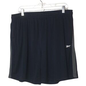 Reebok Mens Speedwick Athletic Shorts XL Black Gray Crossfit Training Sporty